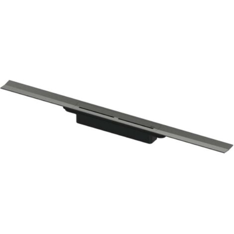 Tece TECEdrainprofile - Canaleta de ducha 90 cm, cromo negro cepillado 670901