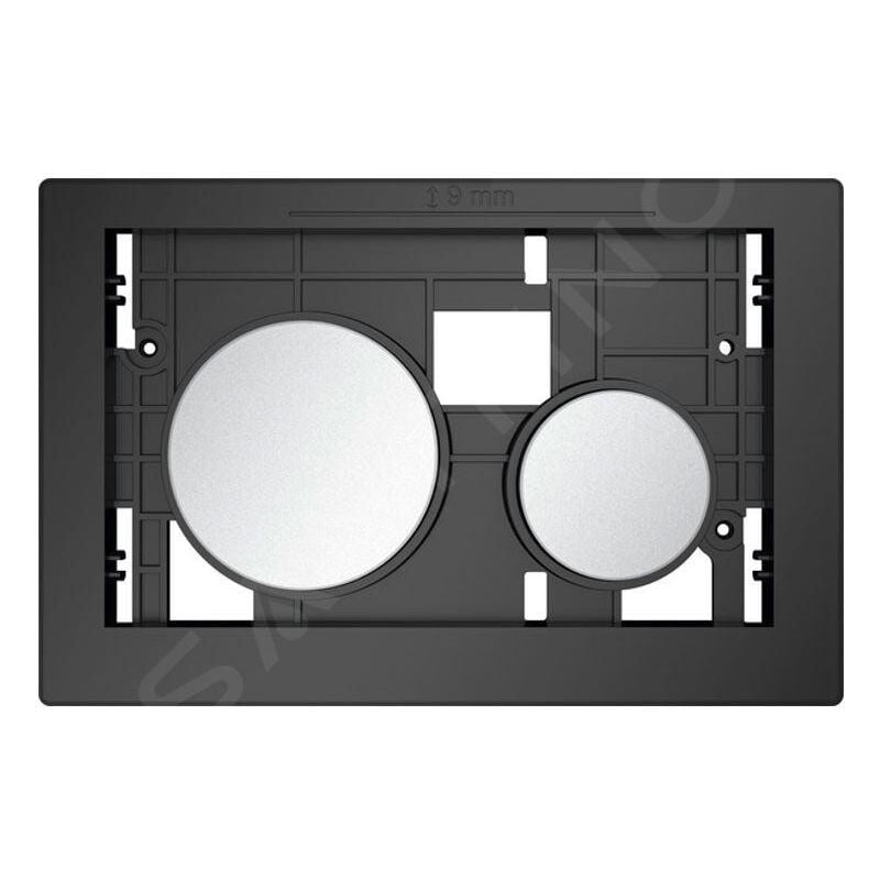 Loop - Commande de chasse d'eau, sans couvercle supérieur, boutons : chrome mat 9240665 - Tece