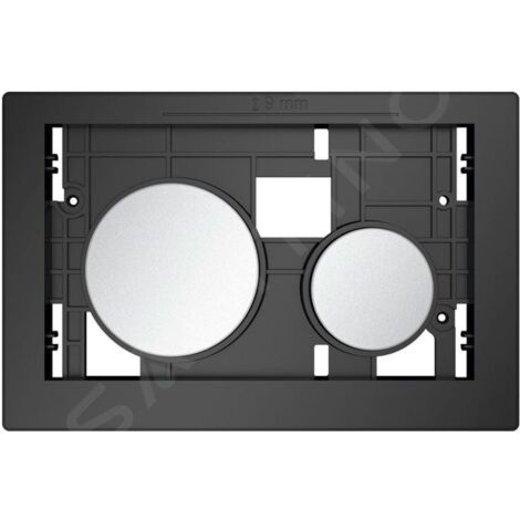 Tece TECEloop - Commande de chasse d'eau, sans couvercle supérieur, boutons : chrome mat 9240665