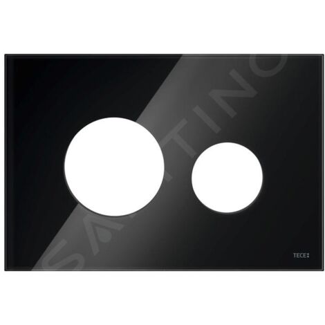 Tece TECEloop - Couvercle de commande de chasse d'eau TECEloop, verre noir 9240674