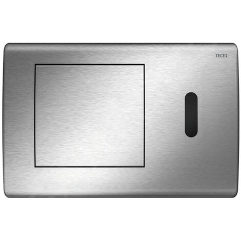 Tece TECEplanus - Commande électronique de chasse d'eau, alimentation  depuis pile, inox 9240350