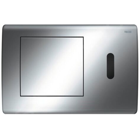 Tece TECEplanus - Commande électronique de chasse d'eau, alimentation  secteur, chrome brillant 9240353