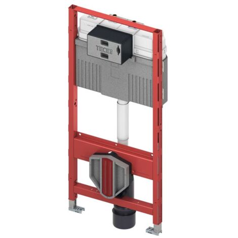 TECE TECEprofil WC-Modul mit Uni-Spülkasten, mit integrierter Hygienespülfunktion Warm- und Kaltwasser, BH: 1120 mm, 9300100