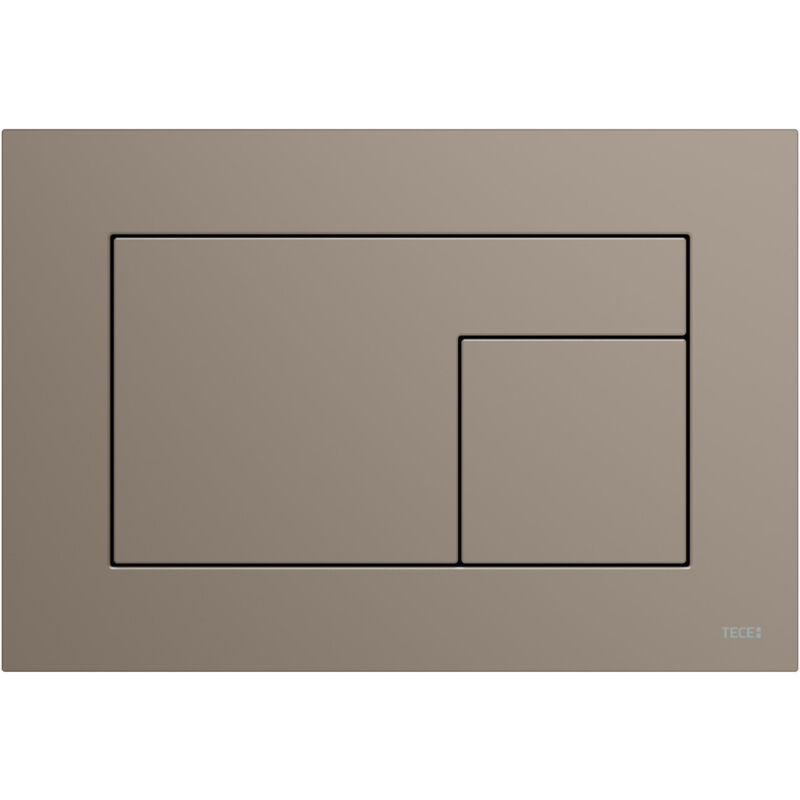 Velvet Wc-betätigungsplatte 9240730 Für Zweimengentechnik, Castoro Ottawa / Beige-braun - Tece