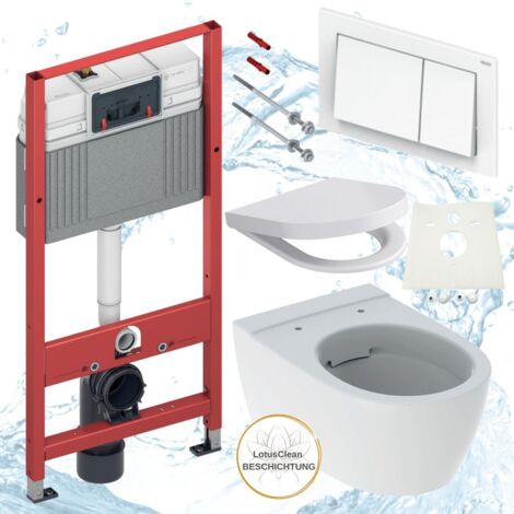 TECE Vorwandelement Geberit iCon WC spülrandlos Komplettset