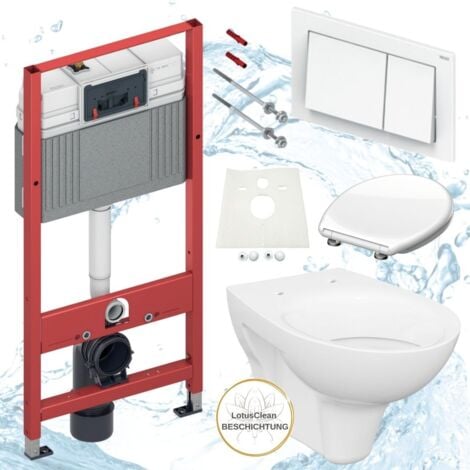 TECE Vorwandelement HGMBAD WC WC Sitz SoftClose Set