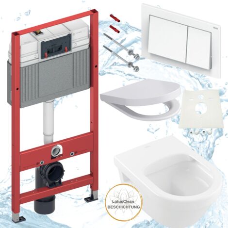 TECE Vorwandelement Villeroy Boch WC Architectura spülrandlos Komplettset