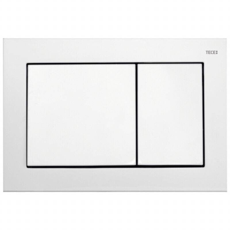 TECE WC-Betätigungsplatte TECEbase für Zweimengentechnik weiß 9240700 ...