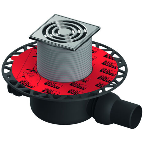 TECEdrainpoint S 122 Set dévacuation, norme, avec bride