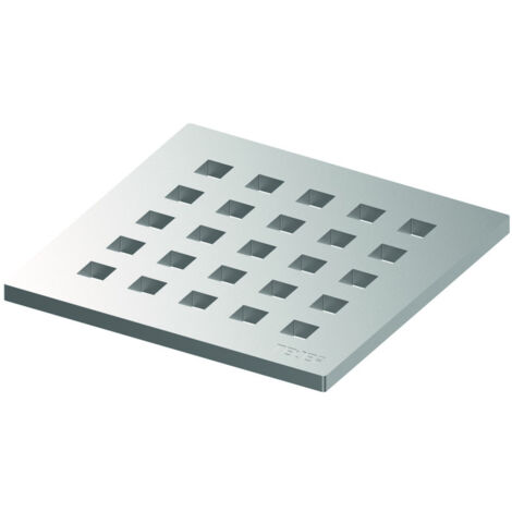 TECEdrainpoint S Grille design carrée, acier inoxydable,