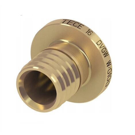 TECEflex Endstopfen, Standard Messing, 765116