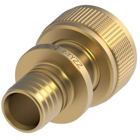 TECEflex Schnelladapter gerade, Siliziumbronze, Dim. 16x1/2",