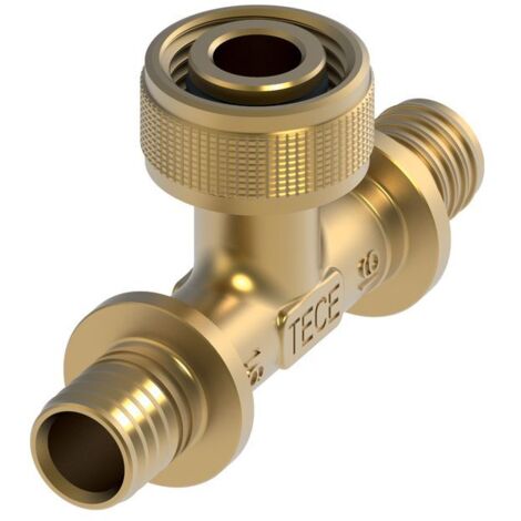 TECEflex Schnelladapter T-Stück Abgang, Dim. 16x1/2"x16,