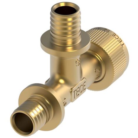 TECEflex Schnelladapter T-Stück Durchgang, Dim. 16x16x1/2",