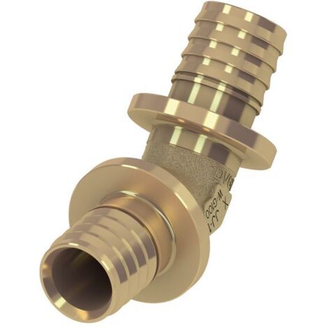 TECEflex Winkelkupplung, 45-Grad, Standard Messing, 767132