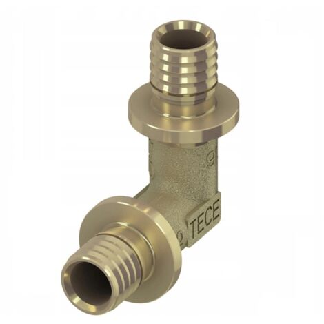 TECEflex Winkelkupplung, 90-Grad, Standard Messing, 767016