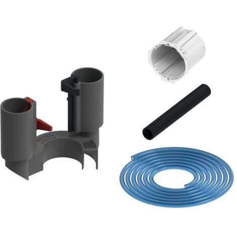 TECEflushpoint kit de montage brut, déclenchement pneumatique à