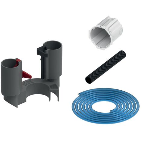 TECEflushpoint Rohbauset, pneumatische Fernauslösung, für