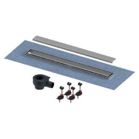 TECElinus Plus Duschrinnenset, 800mm Ablauf "Norm", Rost "2 in 1" 15150080