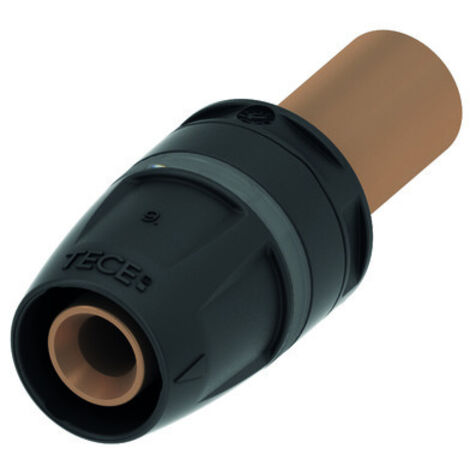 TECElogo Push raccord à sertir, bronze rouge/bronze au silicium,