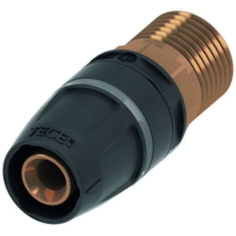 TECElogo Push Übergangsnippel, Rotguss/Siliziumbronze, 8713102