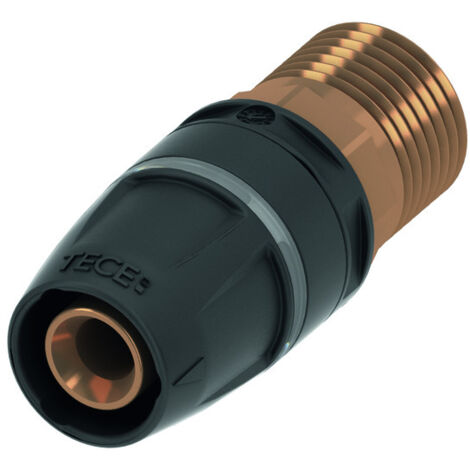TECElogo Push Übergangsnippel, Rotguss/Siliziumbronze, 8713103