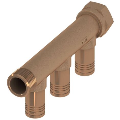 TECElogo-Push UNIVERSAL Verteiler, Rotguss/Siliziumbronze,