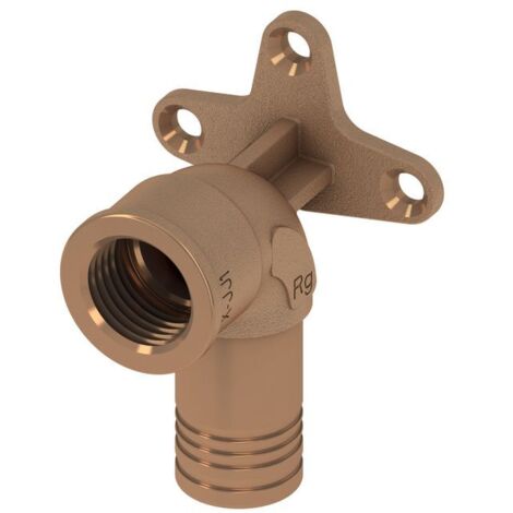 TECElogo-Push UNIVERSAL-Wandscheibe, Rotguss/Siliziumbronze,