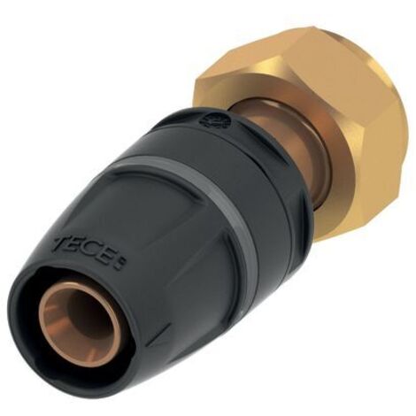 TECElogo Push Verschraubung, flachdichtend,