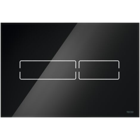 TECElux mini plaque de commande 9240961 verre noir, avec déverrouillage sans contact