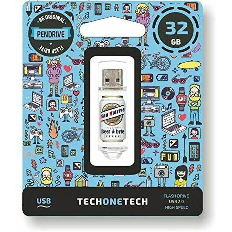 

Memoria USB Beers & Bytes TEC4011-32 32 GB - Tech One Tech