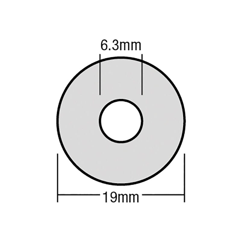 TFW1955 TechFast Bonded epdm Washer 5.5 x 19mm Box 100 FORTFW1955 - Forgefix