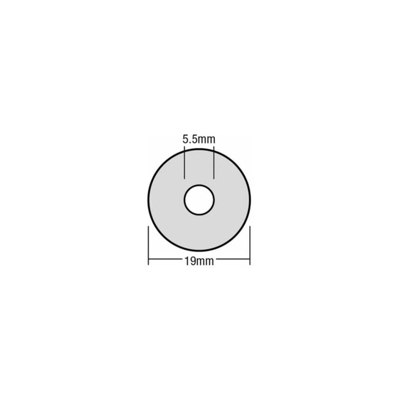 Forgefix - TechFast Bonded epdm Washer 5.5 x 19mm Box 100 FORTFW1955