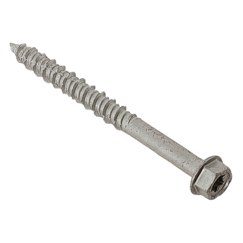 TFMSHT6370 TechFast Masonry Screw torx Compatible Hex 6.3 x 70mm (Box 100) FORTFMH6370 - Forgefix