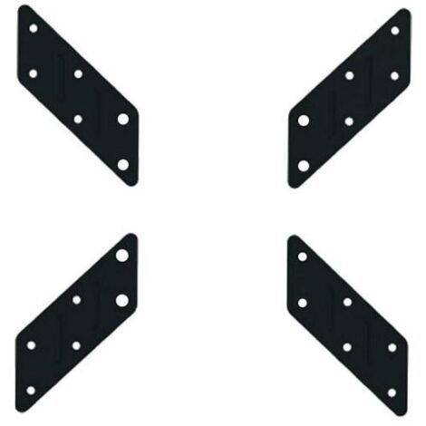 Techly Adattatore Universale per Supporto VESA da 200x200 a 400x400 Nero