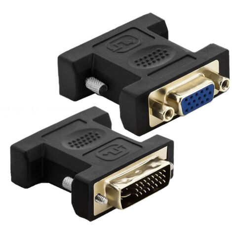 Techly Adattatore Video Analogico DVI-I Maschio/VGA Femmina