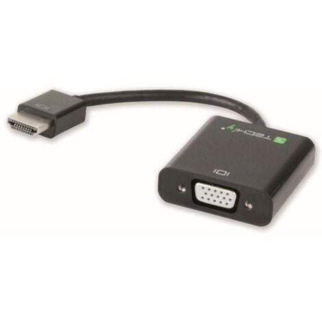 Techly Cavo Convertitore Adattatore da HDMI a VGA con Micro USB e Audio