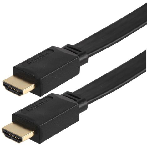 Techly Cavo HDMI High Speed con Ethernet A/A M/M Piatto 10m