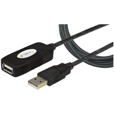Techly Cavo Prolunga Attivo USB2.0 Hi-Speed 10m (IUSB-REP10TY)
