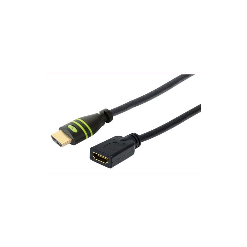Image of Cavo Prolunga hdmi High Speed con Ethernet 4K 30Hz m/f 1,0 m - Techly