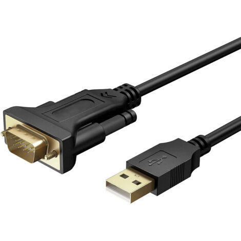 Techly Convertitore Adattatore Techly da USB 2.0 a Seriale Nero
