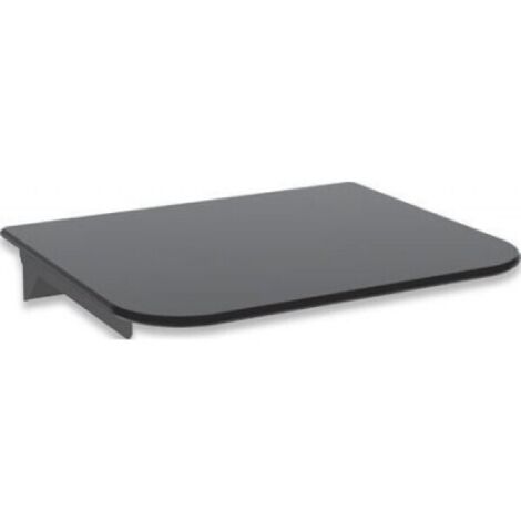 Techly ICA-DRS 504 Regal für AV-Geräte Schwarz Glas