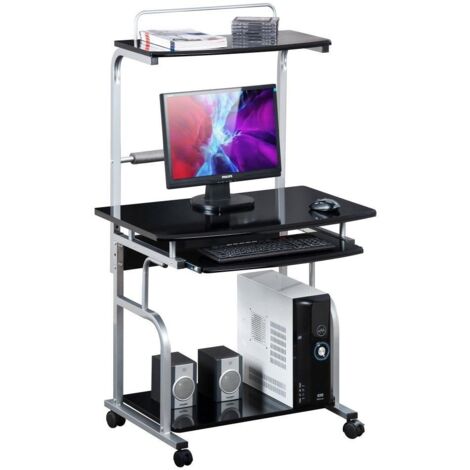 Techly ICA-TB 7800BK bureau d'ordinateur Noir