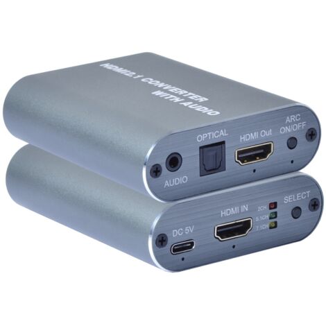 Techly IDATA HDMI-EA8KSPD convertitore audio Grigio