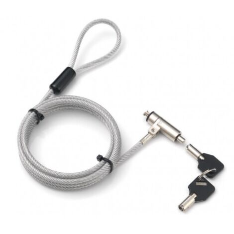 Techly Lucchetto con Sistema di Sicurezza Wedge-Lock per Notebook Cavo 1,8m