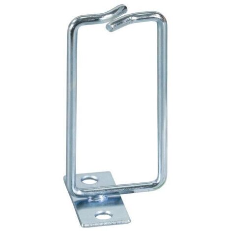Techly Professional Anello Passacavi Laterale 40x80 mm in Acciaio Zincato per Armadi Rack