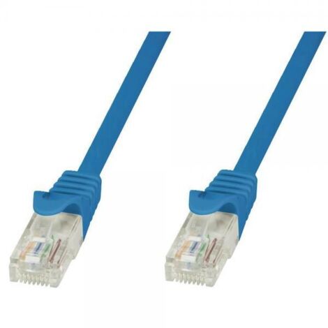 Techly Professional Cavo di rete Patch in CCA Cat.5E Blu UTP 3m