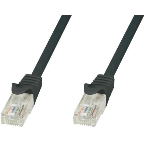 Techly Professional Cavo di rete Patch in CCA Cat.5E Nero UTP 5m