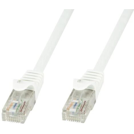 Techly Professional Cavo di rete Patch in CCA Cat.6 Bianco UTP 20m