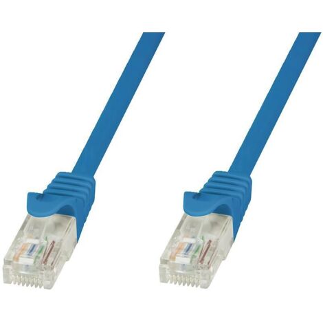 Techly Professional Cavo di rete Patch in CCA Cat.6 Blu UTP 3m